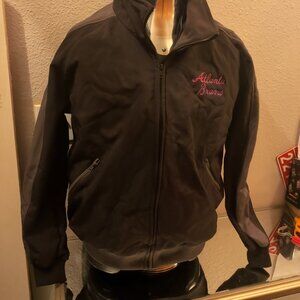 Atlanta Braves MLB Jacket Size XL Soft Shell Fleece Lined Zip Insiders Club. E9